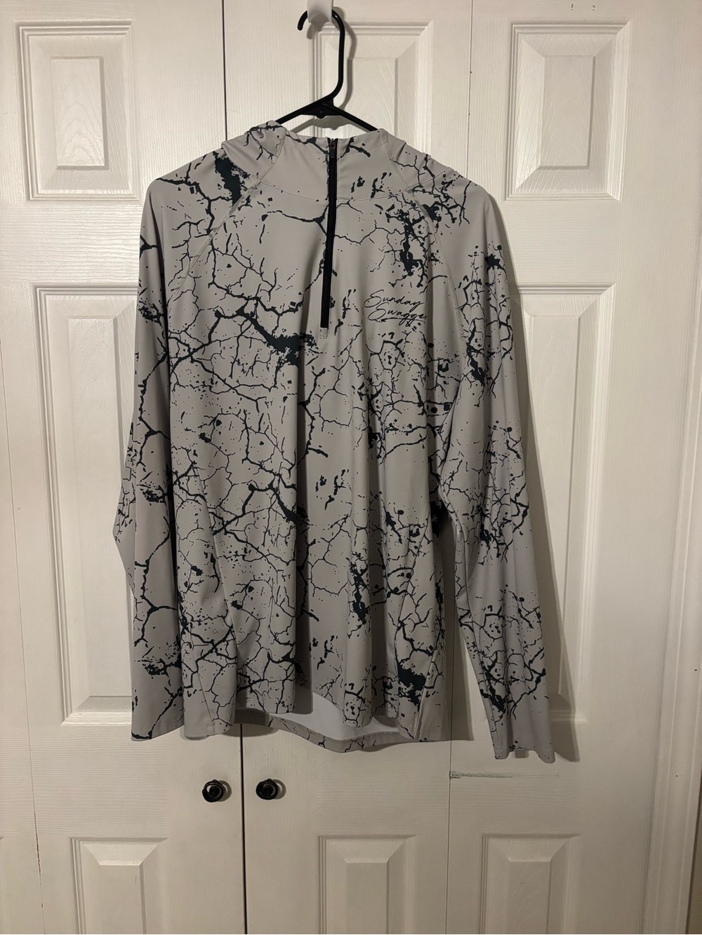 Sunday Swagger 1/4 Zip Performance Hoodie Large